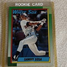 Topps 1990 Sammy Sosa Chicago White Sox Rookie Base Card #692 Baseball