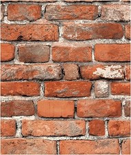 Faux Brick Peel and Stick Wallpaper Contact Paper for Cabinets 3D 17.7" x 118"