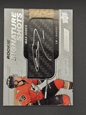 2023-24 Upper Deck Engrained #RSS-MJ Max Jones Rookie Signature Shots #/249