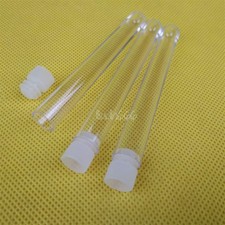 10PCS Plastic Clear Container Bottle Lab Test Tubes Vial Sample