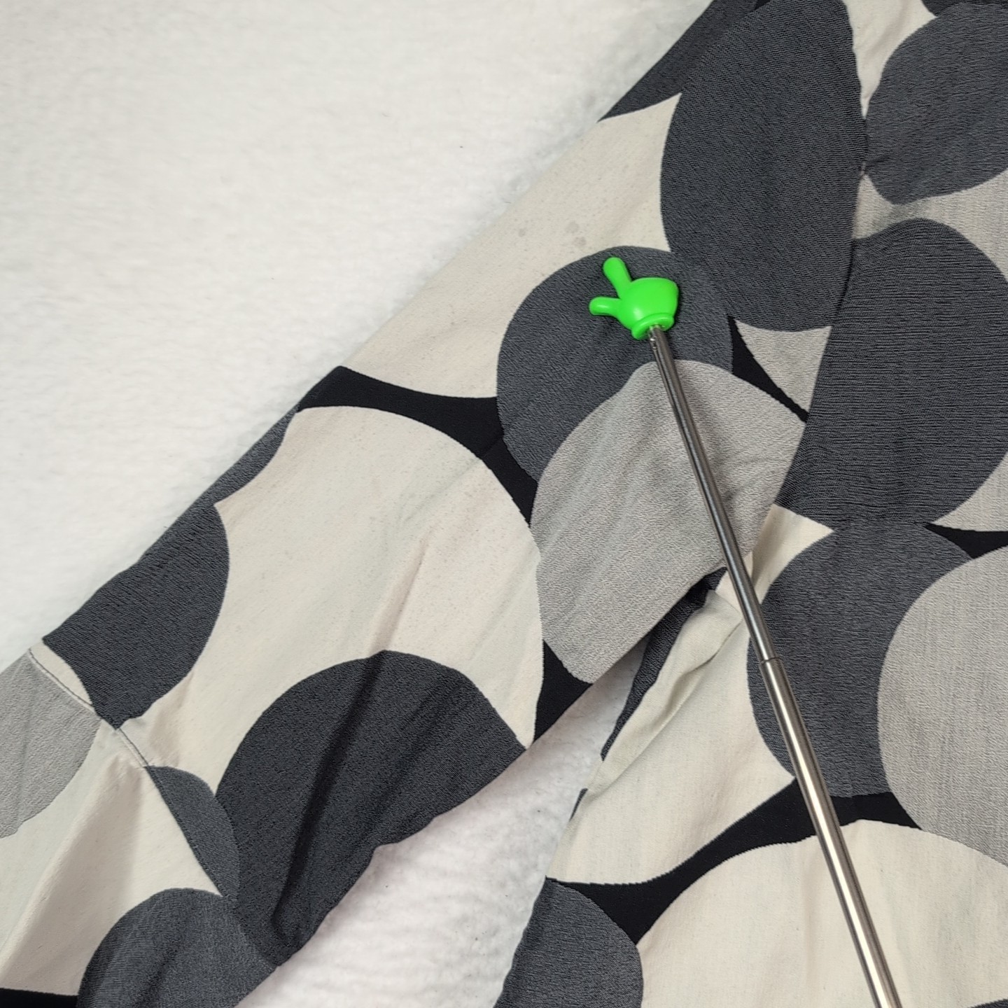 Bryn Walker Oversized Tunic Button Down polka dot… - image 7