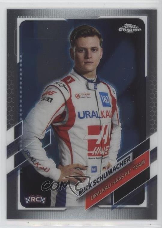 2021 Topps Chrome Formula 1 F1 Racers Mick Schumacher #17 13c1
