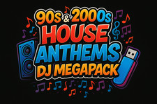 90s & 2000s House Anthems DJ Music USB Over 2000 Tracks