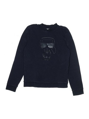 Karl Lagerfeld Girls Blue Sweatshirt 14