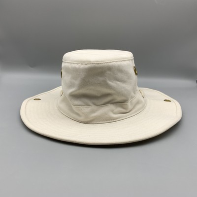 Tilley Hat Hat Fitted Mens 7 White Outdoor Safari Boonie  display picture 2
