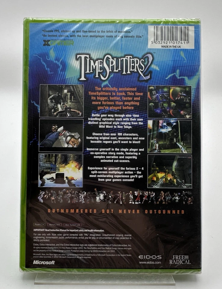Xbox TimeSplitters 2, UK Pal, Brand New & Factory Sealed - Image 2 of 4