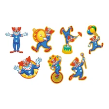 Bozo the Clown Cutouts Wall Decoration Collection - Trick Or Treat Studios