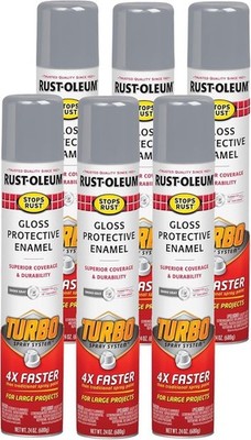 Rust-Oleum 334128 Stops Rust Turbo Spray Paint, 24 oz, Gloss (Select Color)