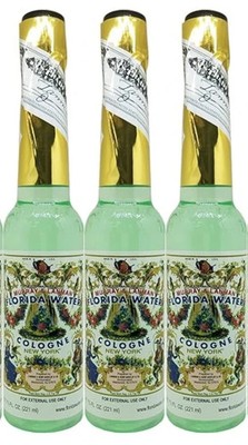 Murray & Lanman Florida Water Cologne 7.5oz - Bulk Lot 3 Pack - NEW