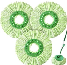 3 Pack Spin Mop Replacement Head for Libman Tornado Spin Mop System, Large Mi...