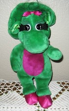 VINTAGE Plush Stuffed 1992 Barney Baby Bop Stuffed Animal Lyons Group Boys Girls