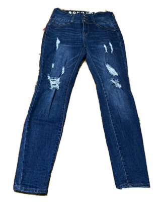 Pantalón elástico de mezclilla para mujer, estilo casual, jeans moderno.