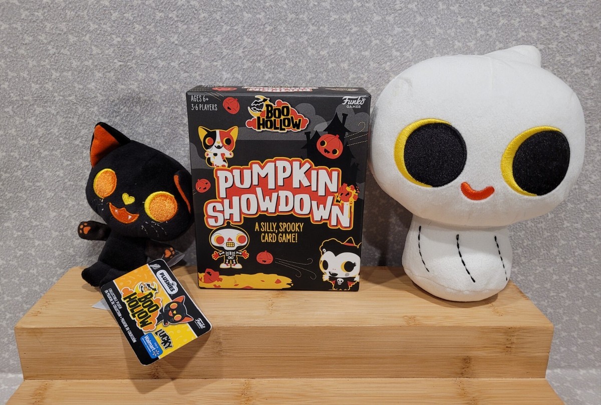 Funko Boo Hollow Lucky Black Cat Ori Ghost Pumpkin Plush Showdown