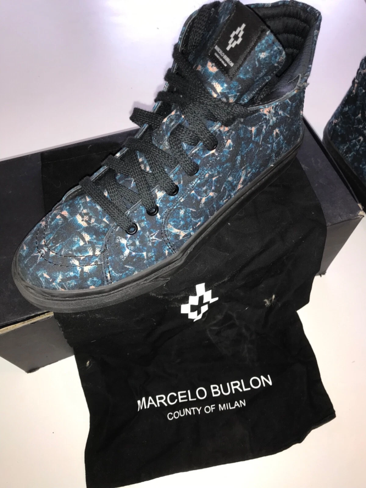 Scarpe Marcelo Burlon County of Milan Taglia 40 ALL OVER SNAKE