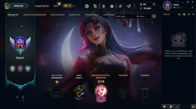 League of Legends Account UNRANKED (EUW) LV.269