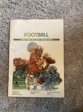 Football Atari 2600 Video Game Instruction Manual Booklet Only