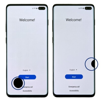 Samsung Galaxy S22 Ultra S908 128GB Unlocked - Big BLACK DOT