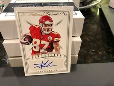 National Treasures Autograph Signatures Chiefs Travis Kelce  06/49  2015