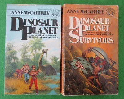 COMPLETE 2 PB DINOSAUR PLANET SET BY ANNE MCCAFFREY: DINOSAUR PLANET SURVIVORS +
