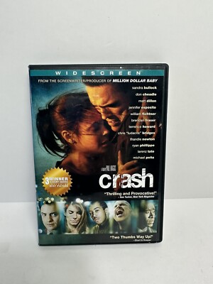 Crash (DVD, 2005, Canadian)-Very Good Condition-Region 1