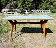 Tavolo In legno e formica Anni 60 Vintage Modernariato