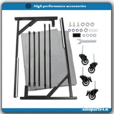 Hard Top Carrier Rack Storage Cart Holder Stand & Cover For Mercedes-Benz