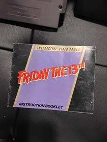 Friday the 13th Nintendo NES Game With Original Sleeve