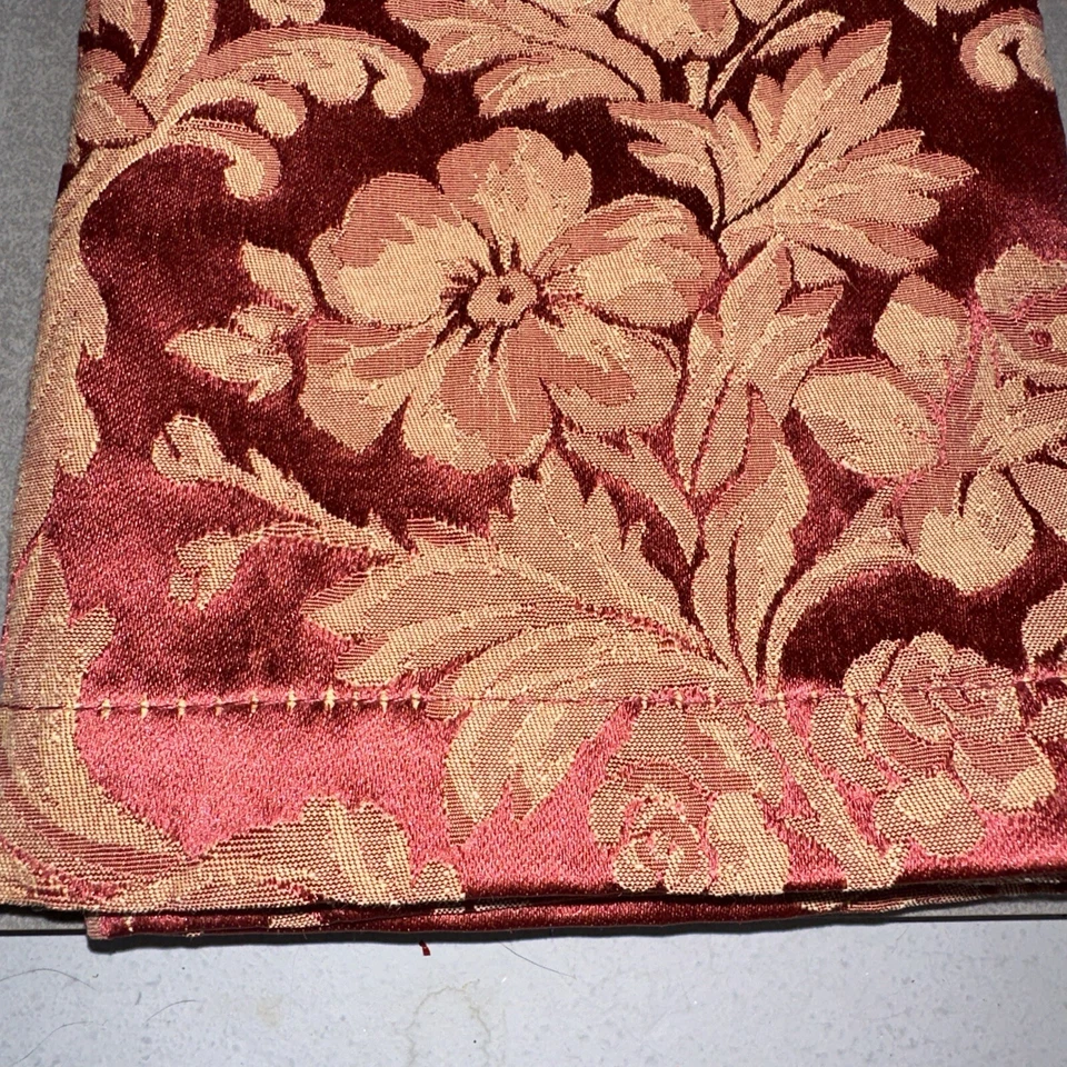 Servilletas de cena vintage Waterford oro rojo rubí Brianne 20 X 20 Foto 3 de 4