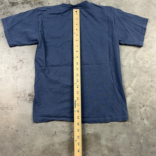 San Diego Zoo Panda Shirt Youth 11/12 Blue Baby Tee Stains Short Sleeve Preowned - Picture 6 of 9