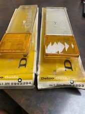 1970 Cadillac Except Eldorado Cornering Lens 1 Pair Nos 5962294 Gm 5962293 Gm