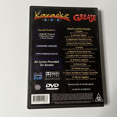 Karaoke-Grease (DVD) for sale online | eBay Australia
