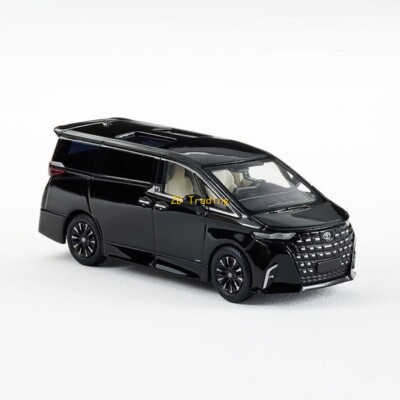 ZD Masdi 1:64 Black 2023 Alphard Mini Van MPV Sports Model Diecast Metal Car BN