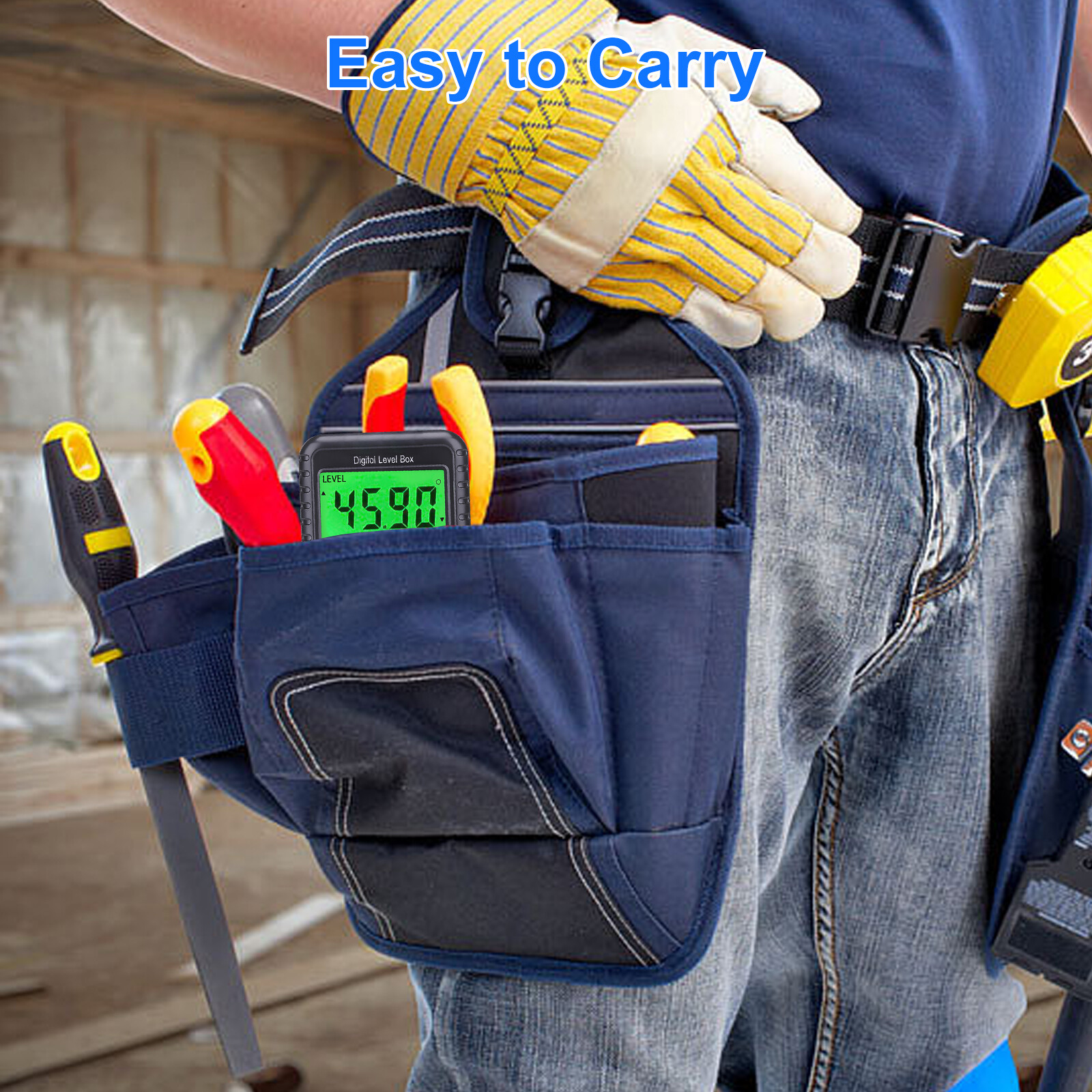 Magnetic Digital Level Box LCD Angle Finder Protractor Inclinometer Bevel Gauge