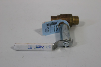 1/2'' APOLLO 77CLF-243-04A BRONZE SOLDER FULL PORT BALL VALVE NEW