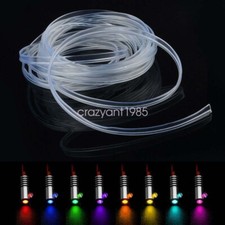 3mm Skirt Housing Side Glow Plastic Optic Fiber Car LED Light Source Decoration