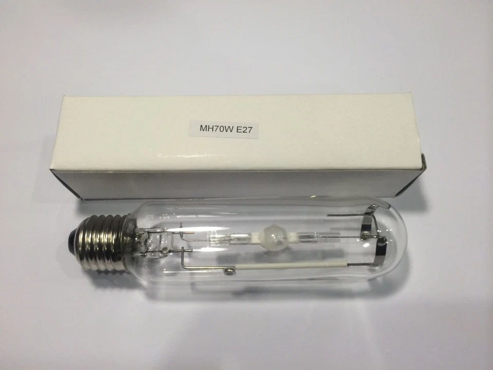 PREMIUM LONG LIFE METAL HALIDE TUBULAR LAMP 70W E27 CAP 4000K (COOL WHITE) HID - Image 2 of 3