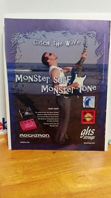 GARY HOEY ALBUM PROMO ROCKTRON EFFECTS  2006 GUITAR PRINT AD 11 X 8.5,  706