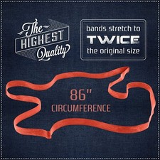 12 Pack of 42 Inch Extra Large Mover Rubber Bands- Extra Strength Moving...