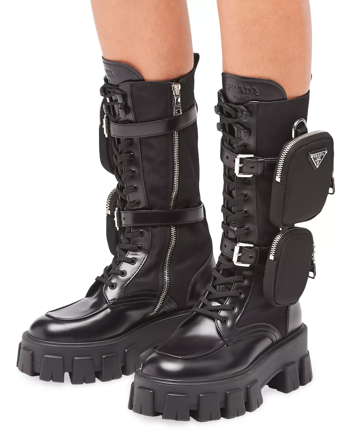 Prada Combat Boots - Women's 37