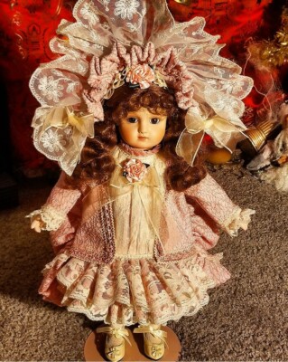 Maryse Nicole Victorian Antique Reproduction Porcelain Doll