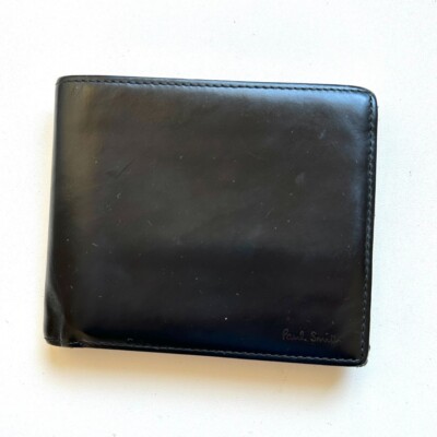 Paul Smith Authentic Leather Bifold Wallet Mini Cooper Rare | eBay