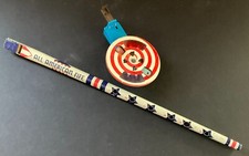 MID 1900'S SET OF PATRIOTIC TIN LITHO NOISEMAKERS