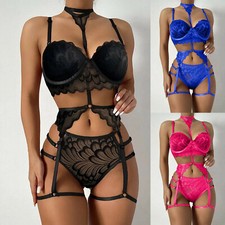 Lencería para mujeres Ropa interior Ropa para dormir Anillo de acero Pijama Liga Bodydoll Sujetador Conjunto