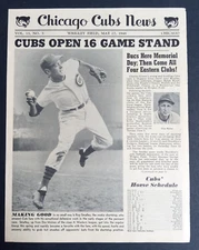 Chicago Cubs News May 1948 Baseball Team Newsletter Paper Mailer Vol 13, No. 3