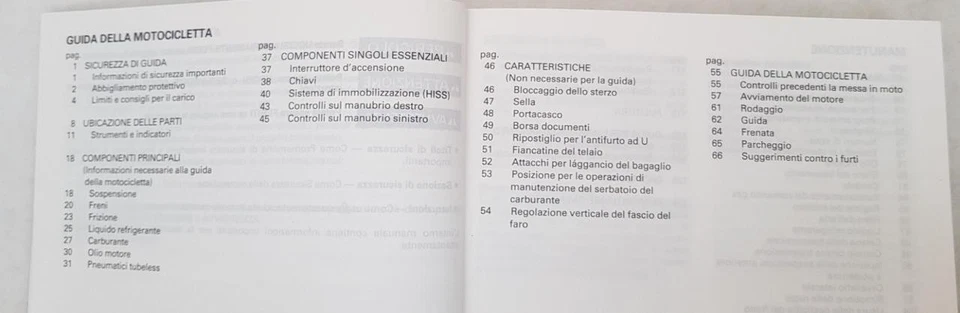 HONDA CB900F Motorcycle Handbook 2001 ITALIAN,SPANISH,DUTCH TEXT #37MCZ800 - Image 2 of 3