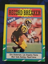 1986 Topps - Record Breaker Eric Dickerson #2 Los Angeles Rams 