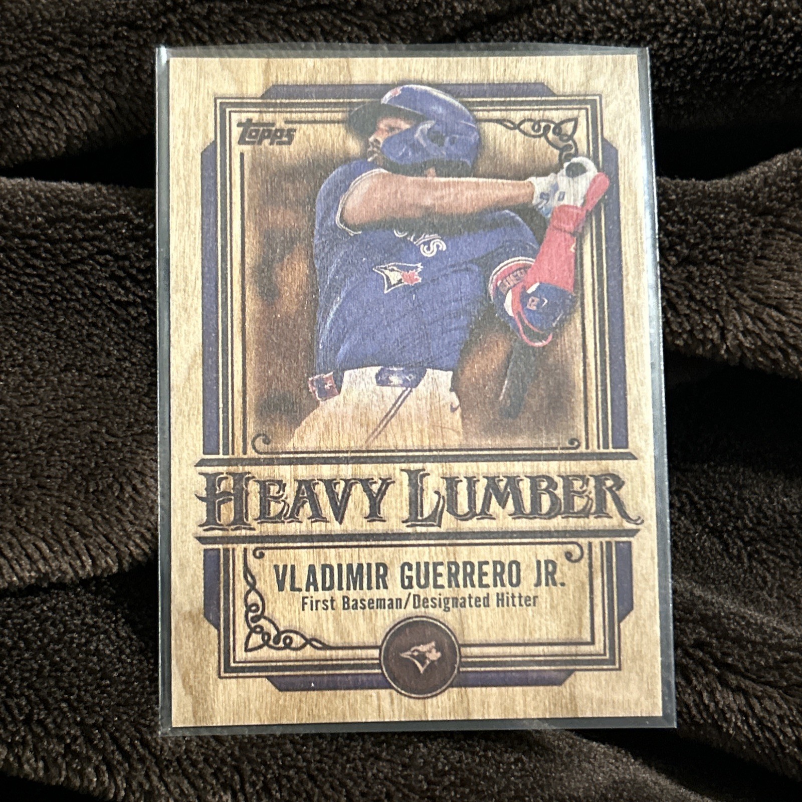 2025 Topps Series 1 Heavy Lumber Case Hit Vladimir Guerrero Jr  HL-10 SSP NM+ PF