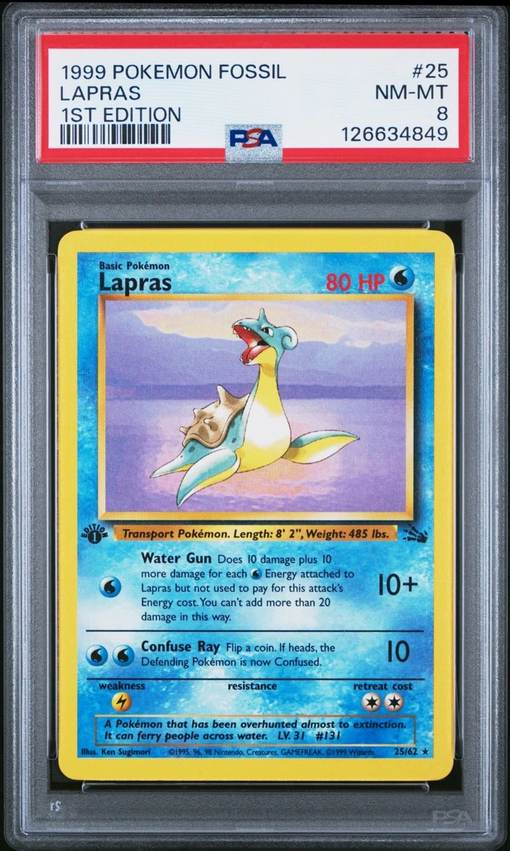 Preços baixos em Jogos de cartas colecionáveis individuais Lapras