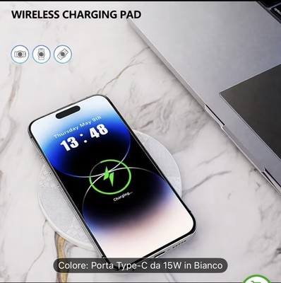 Qi Wireless Charger Schnell Ladegerät Ladestation Kabellos iPhone Samsung DE