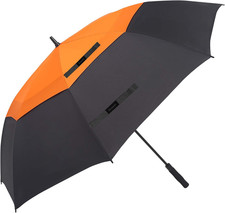 Golf Umbrella Large Oversize 68 Inches Air Vent Double Canopy Windproof Automati